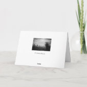 Mit tiefstem Beileid - Winterzeit Karte (Rückseite)