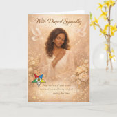 Mit tiefster Anteilnahme — Order of the Eastern St Karte (Gelbe Blume)