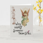 Mit tiefster Beileid Karte (Gelbe Blume)