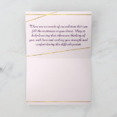 Mit tiefster Beileids-Karte Karte (Innenseite)