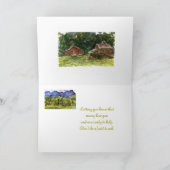 Mit tiefster Beileids-oder Anlass-Schablone Karte (Innenseite)