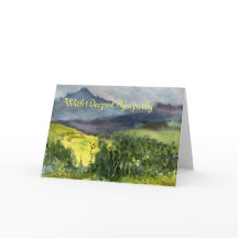 Mit tiefster Beileids-oder Anlass-Schablone