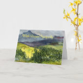 Mit tiefster Beileids-oder Anlass-Schablone Karte (Gelbe Blume)