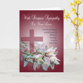 Mit tiefster Sympathiekarte Karte (Gelbe Blume)