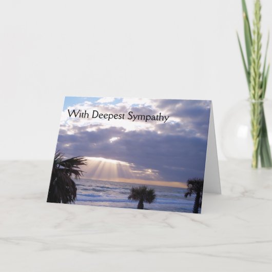Mit tiefster Sympathiekarte Karte (Vorderseite)