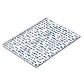 Mit Tinte geschwärzt - Indigo Notizblock (Linke Seite)