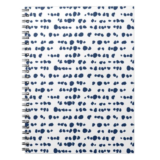 Mit Tinte geschwärzt - Indigo Notizblock (Vorderseite)