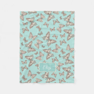 Mit Tinte geschwärzte aquamarine genannte Decke