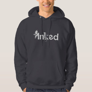 Mit Tinte geschwärzter TätowierungHoodie Hoodie