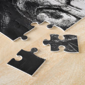 Mit Tinte geschwärztes Gorilla-Puzzlespiel Puzzle (Seite)