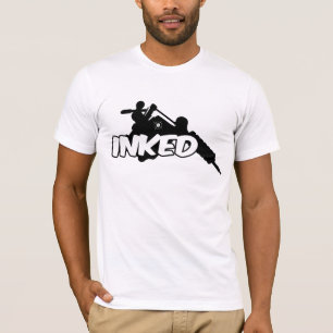 Mit Tinte geschwärztes T-Shirt