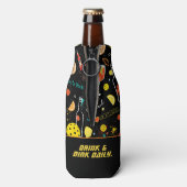Mit Ton-Diners und 🍾 🥂 Getränken - Pickleball Flaschenkühler (Flasche Rückseite)