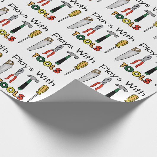 Mit Tools Geschenkpapier (Ecke)