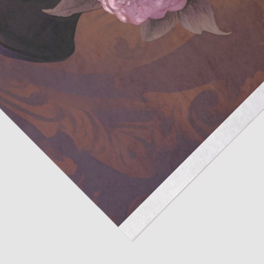 Mit Top Hat 4 Decoupage Paper Seidenpapier (Ausschnitt)