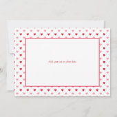 "Mit U Forever" Niedliche Foto-Valentinkarte Mitteilungskarte (Rückseite)