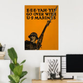 Mit U.S. Marines überholen Poster (Heimbüro)