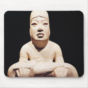 Mit überkreuzten Beinen Zahl, die ein Baby, Olmec Mousepad
