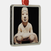 Mit überkreuzten Beinen Zahl, die ein Baby, Olmec Silbernes Ornament (Rechts)
