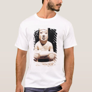 Mit überkreuzten Beinen Zahl, die ein Baby, Olmec T-Shirt