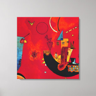 Mit und Gegen, 1929 von Wassily Kandinsky Leinwanddruck