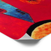 Mit und Gegen, 1929 von Wassily Kandinsky Poster (Ecke)