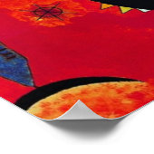 Mit und Gegen, 1929 von Wassily Kandinsky Poster (Ecke)