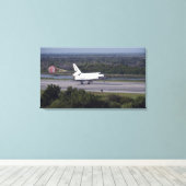 Mit ungefurchter Schleppleitung Leinwanddruck (Insitu (Holzboden))