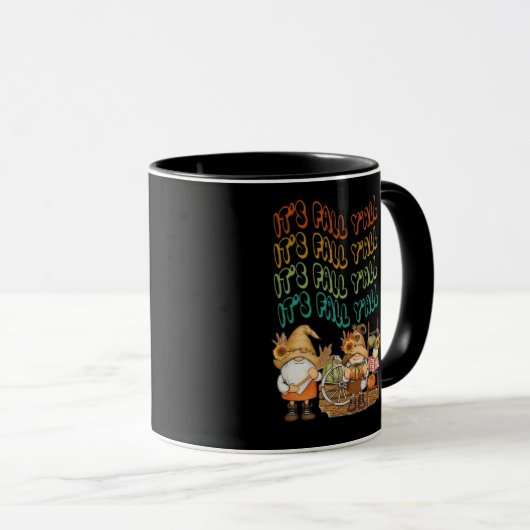Mit unserem "It's Fall Y'all"-Design werden wir wi Tasse (VorderseiteRechts)