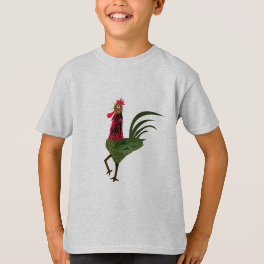 Mit unserem Rooster können Sie Ihre Kinder für den T-Shirt (Vorderseite)