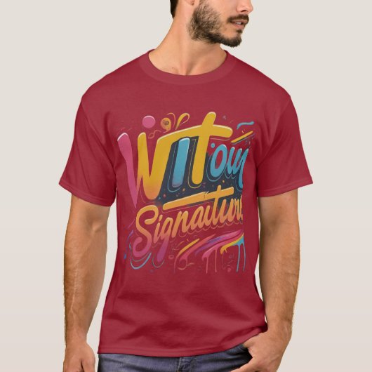 Mit unserem Signature-T - Shirt (Vorderseite)