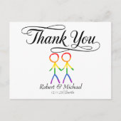 Mit unserer Dankbarkeit Postkarte (Vorderseite)