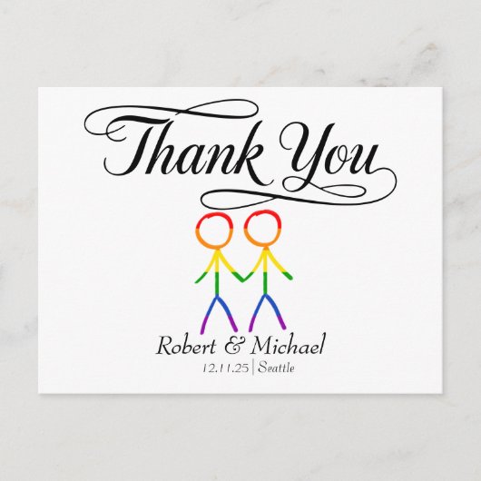 Mit unserer Dankbarkeit Postkarte (Vorderseite)