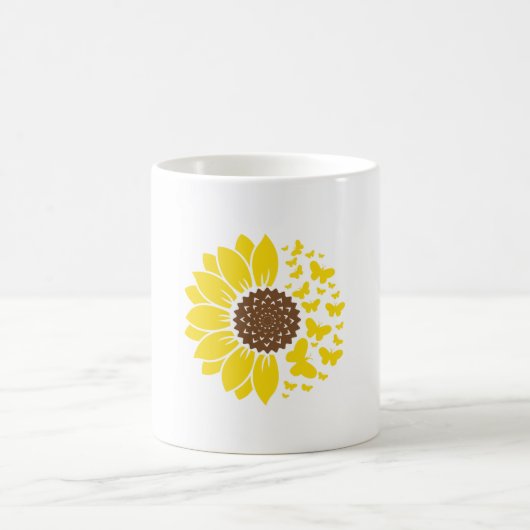 Mit unserer Sonnenblumen-Bliss-Tasse verlängern Si Kaffeetasse (Mittel)