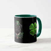 "Mit unserer St. Patrick's Mops Tasse das Glück sc (VorderseiteRechts)