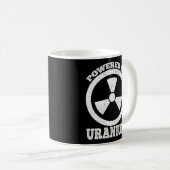 Mit Uran Nuklearer Ingenieur Kaffeetasse (VorderseiteRechts)