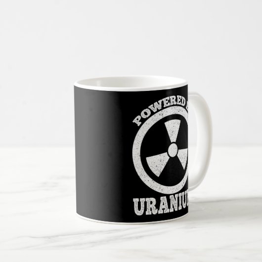 Mit Uran Nuklearer Ingenieur Kaffeetasse (VorderseiteRechts)
