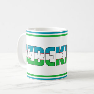 Mit usbekischem Patriotismus nippen Kaffeetasse