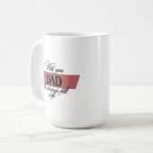 Mit Vater | Klassische, weiße Tasse (Vorderseite Links)