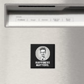 Mit Vector Illu die Typografie des Glücks verbreit Magnet (In Situ (Geschirrspüler))