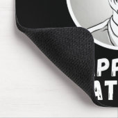 Mit Vector Illu die Typografie des Glücks verbreit Mousepad (Ecke)