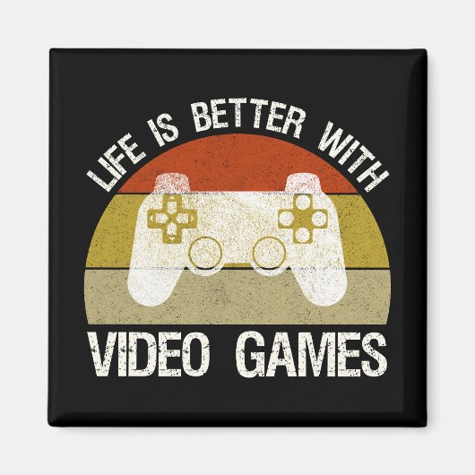 Mit Videospielen ist das Leben besser Magnet (Vorne)