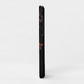 Mit viel Liebe Rot-Gelbe Herzen Fraktal Art Name Case-Mate iPhone Hülle (Hinten/Links)