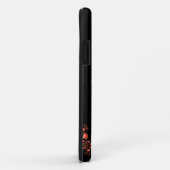 Mit viel Liebe Rot-Gelbe Herzen Fraktal Art Name Case-Mate iPhone Hülle (Hinten/Rechts)