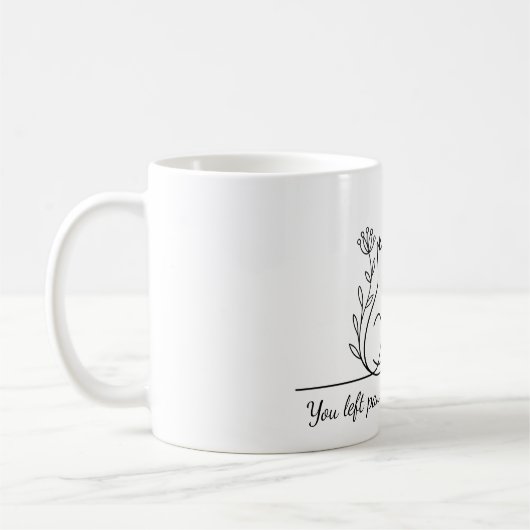 Mit vier Freunden ist das Leben besser - mit indiv Kaffeetasse (Links)