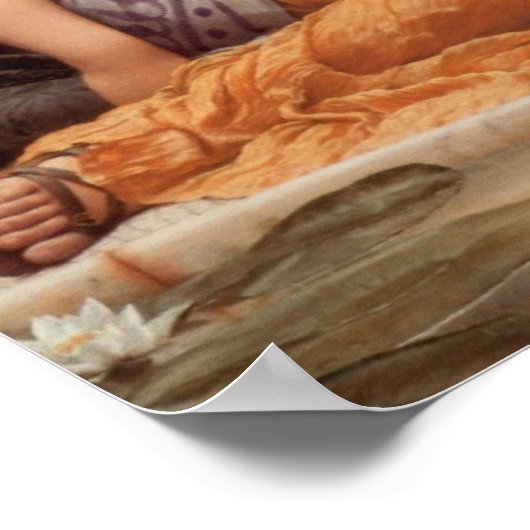 Mit Violets Wreathed und Robe von Saffron Hue Poster (Ecke)