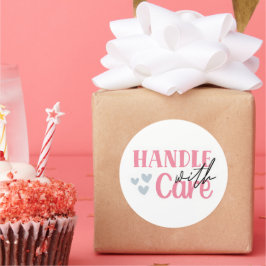 Mit Vorsicht umgehen - Aufkleber für kleine Untern