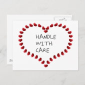 Mit Vorsicht umgehen Postkarte (Vorne/Hinten)