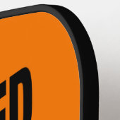 Mit Vorsicht unterschreiben Pickleball Schläger (Linke Seite)