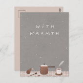 Mit Warmsegnung Postkarte Vintag (Vorne/Hinten)