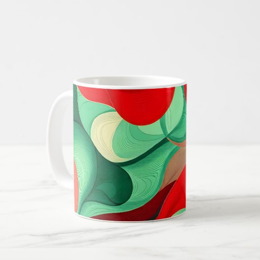 Mit Weihnachten Kaffeetasse (Vorderseite Links)